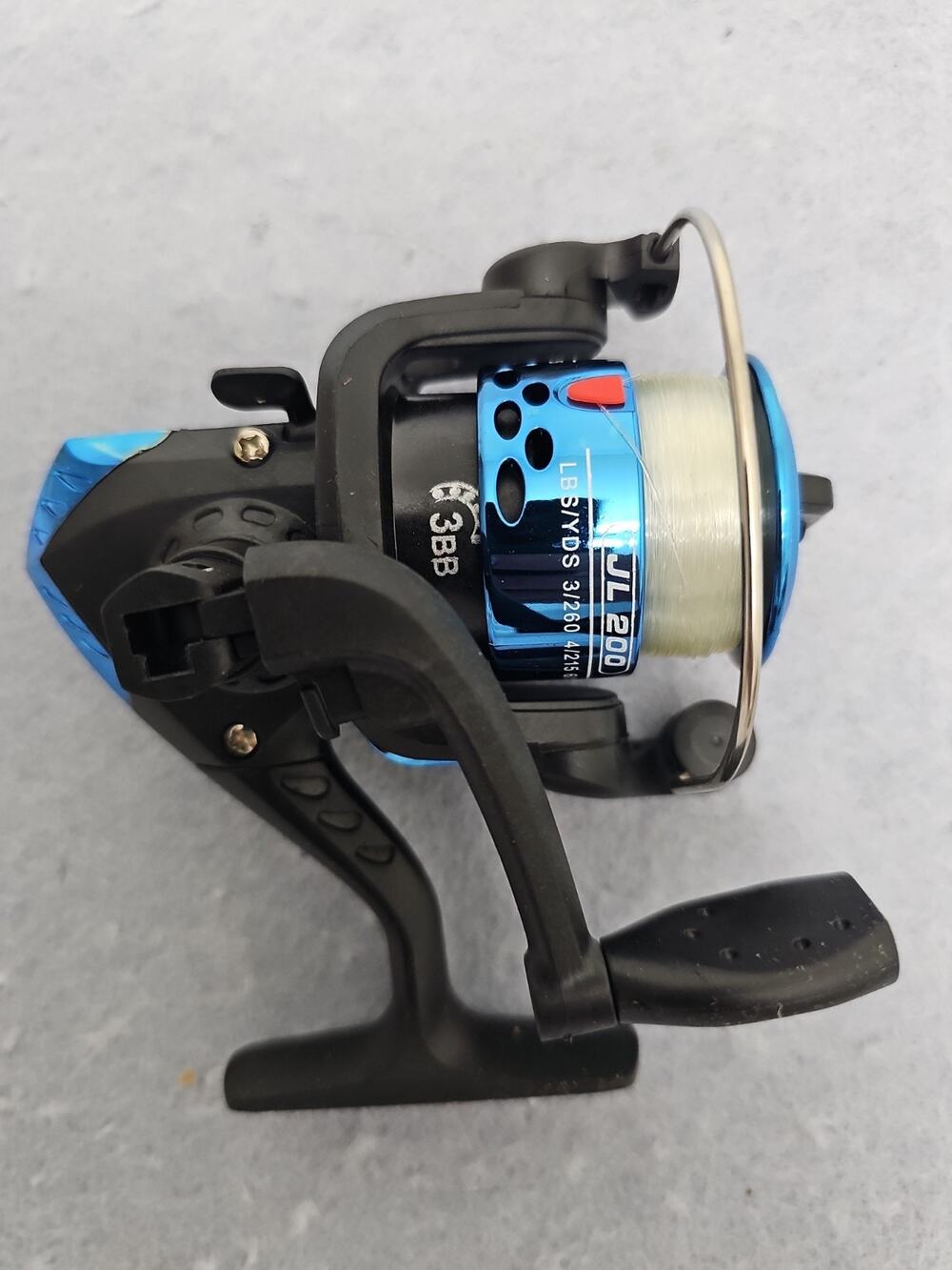 Jin Li JL200 Small Fishing Reel Aluminum Fishing Reel with Cable for Saltwater